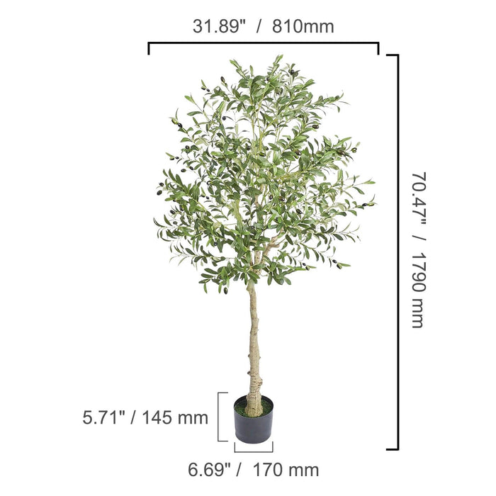 Personalized Realistic Stainless Steel Olive Tree for Stylish Home and Garden Decor