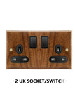 Dual UK Socket