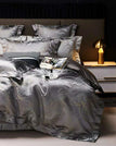 dark grey / Full Size 4pcs / Fitted Bedsheet