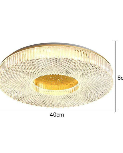 Chic LED Round Acrylic Ceiling Light for Luxurious Home Decor