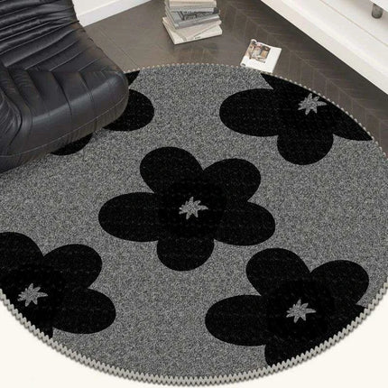 Luxurious Circular Floor Rug with High Absorbency, Tailored Sizes for Versatile Use