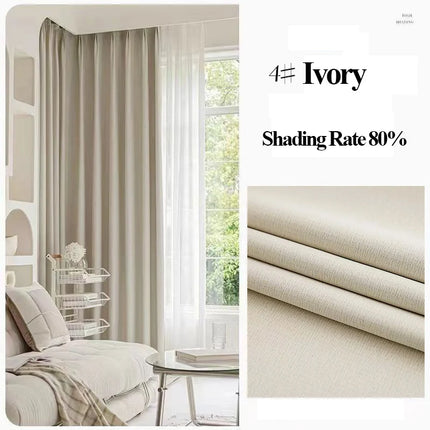 NORNE Thermal Insulated Blackout Curtains - 80% Darkening Drapes