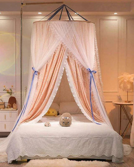 Dreamy Double Layer Floral Lace Canopy - Create Your Personal Oasis