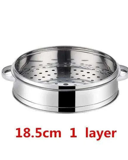 Bamboo Steamer Pot Combo with Stainless Steel Accessories for Ultimate Steaming