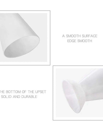 French Fry and Dipping Sauce Stand - Chic White Snack Holder Duo