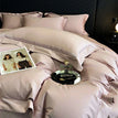 Ivory / Queen Size 4pcs / Fitted Bed Sheet