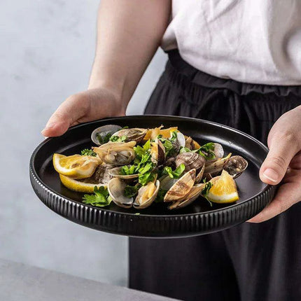 Contemporary Matte Nordic Ceramic Dining Set - Embrace Japanese Elegance for Every Occasion