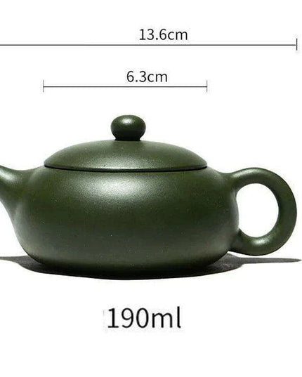 Elegant 190ml Yixing Zisha Teapot - A Handcrafted Masterpiece for Tea Aficionados
