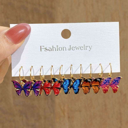 Playful Creatures Earring Set - A Fun Twist for Your Style