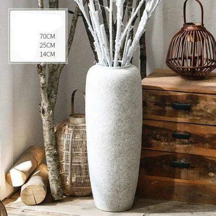 Nordic Ikebana Ceramic Vase Set for Elegant Room Decor and Plant Growth