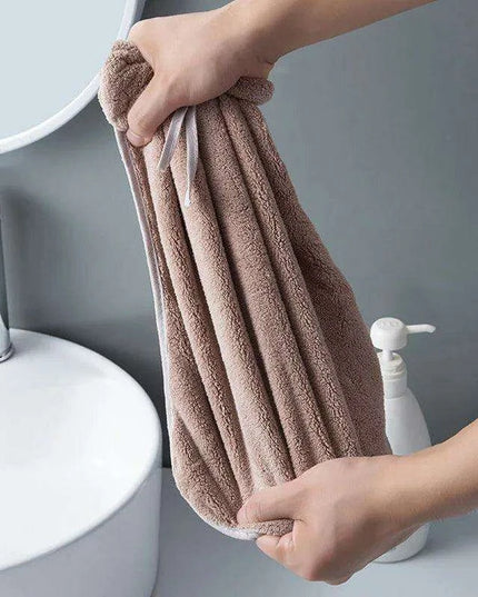 Elegant Bowknot Coral Velvet Hand Towels - Chic and Functional Home Essentials