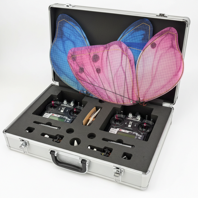 Commercial RC Bionic Butterfly Drone — LED Lights | 72×50cm Wingspan