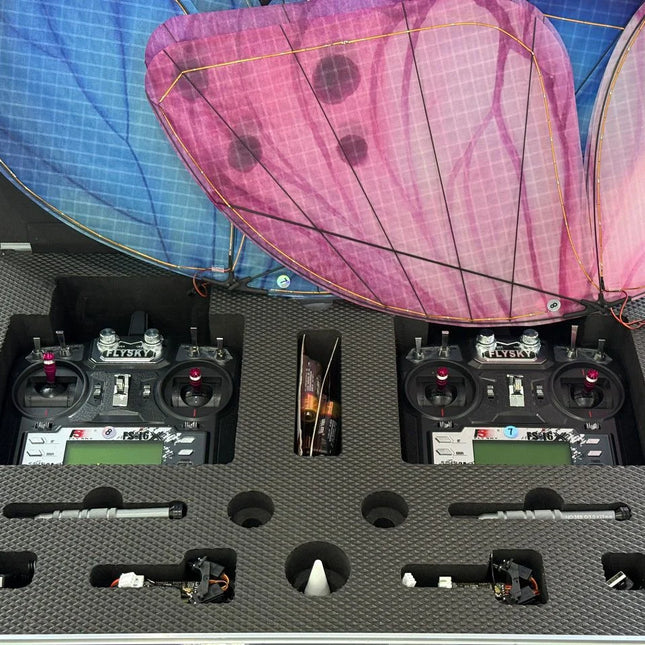 Commercial RC Bionic Butterfly Drone — LED Lights | 72×50cm Wingspan