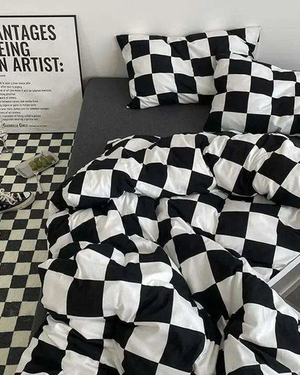 Korean Heart Bedding Set