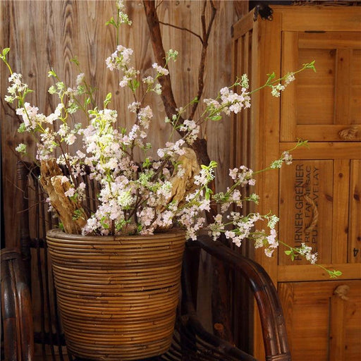 Chic White Faux Hoary Willow Blooms - Ideal for Home and Wedding Styling