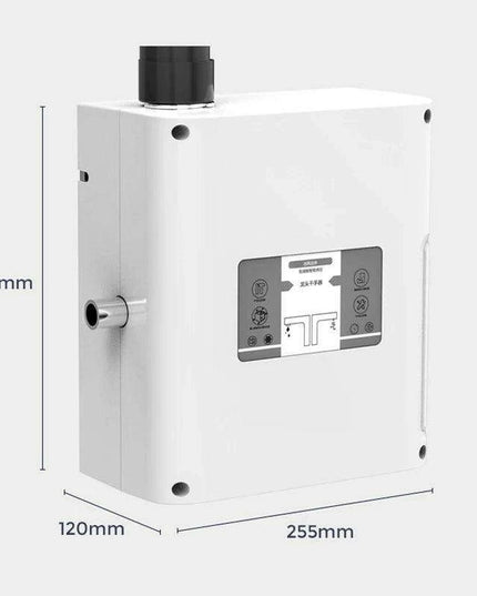 Elegant 2-in-1 Automatic Hand Dryer and Touchless Faucet for Contemporary Bathrooms and Hotels