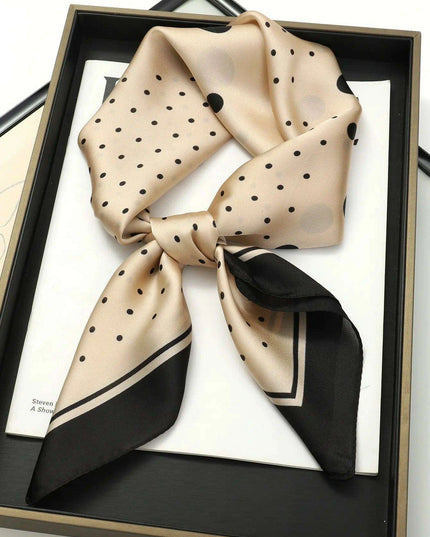 Elegant Satin Square Shawl Hijab: Luxurious 70x70cm Bandana for Women