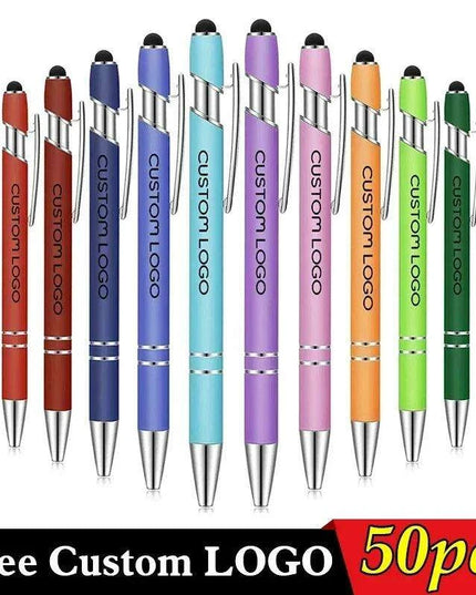 Personalized Engraved Metal Ballpoint Pen Set of 50