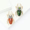 Beaut&Berry Trendy Enamel Longicorn Beetle Brooch - Insect Pin Jewelry
