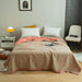 Dreamy Cotton Jacquard Blanket Set - Perfect All-Season Comfort and Style
