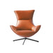 Elegant Nordic Leather Lounge Chair with Premium Comfort