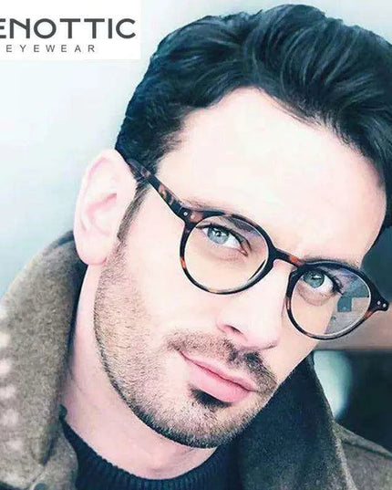 ZENOTTIC 2024 Retro Blue Light Blocking Reading Glasses - Chic Eyewear for Eye Protection and Better Sleep