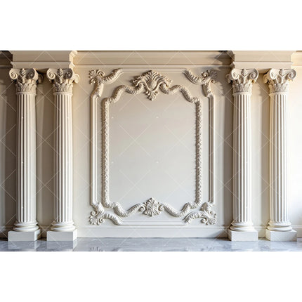 Retro European Palace Photography Backdrop – 13 Designs, Vinyl & Polyester