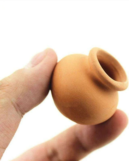 Artistic Terracotta Planter Set - Ideal for Succulents and Creative Projects