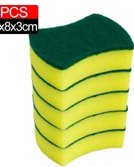 Super-Absorbent Versatile Cleaning Sponges - Effective Dish Brushes for Stubborn Stains and Pot Scrubbing (Multiple Pack Sizes Available)