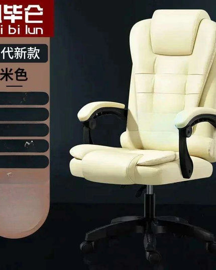 Luxury Black Ergonomic Recliner Chair for Ultimate Gaming and Office Comfort