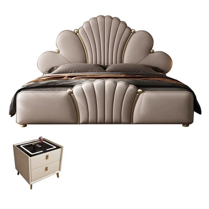 Modern Bed Frame with Optional Bedside Cabinets — 150 / 180 / 200cm Widths