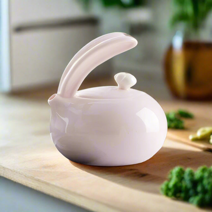 Exquisite Jade Rabbit Ceramic Tea Set for Sophisticated Gatherings and Outdoor Retreats