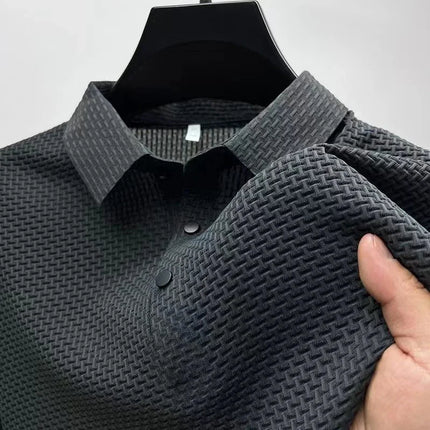 Men's Short Sleeve Polo Shirt — Breathable Summer Top