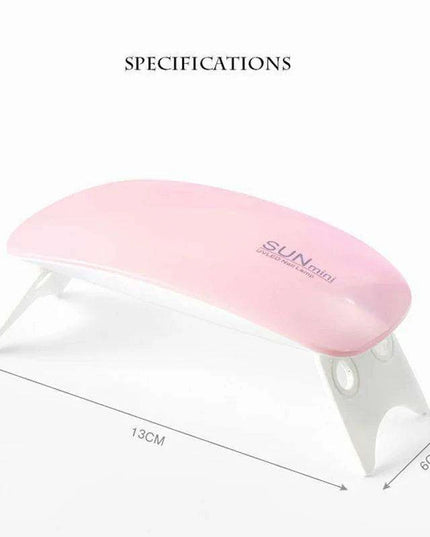 Portable 6W USB LED Nail Curing Lamp - Salon-Quality Manicures Anytime, Anywhere
