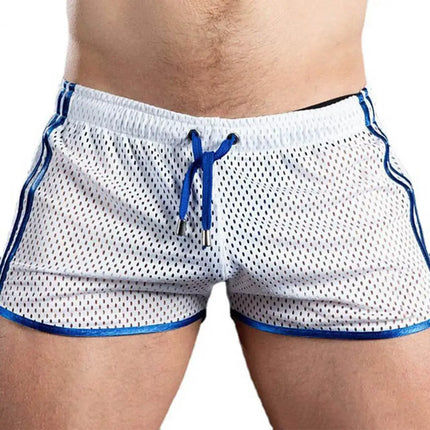 Men's Quick-Dry Mesh Sport Shorts — Elastic Waist
