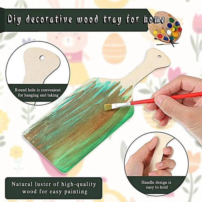 Chic Paddle-Style Wooden Cutting Board - Essential for Every Home Chef