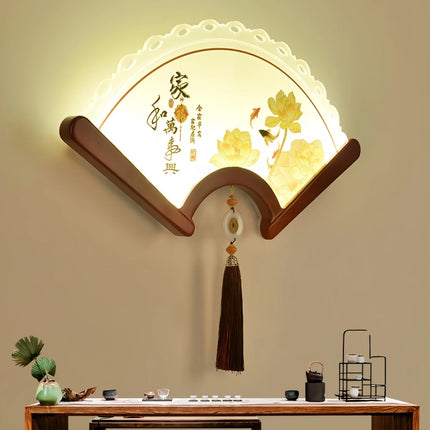 Chinese Fan-Shaped Wall Sconce – Eight Horses Art