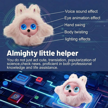 XIETONGPO AI Smart Robotic Pet - Voice Conversation & Touch Sensing