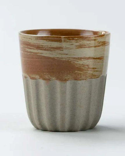 Artisan Japanese Stoneware Gradient Mugs - Ideal for Coffee and Tea Lovers