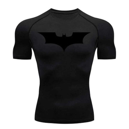 Men's Quick-Dry Compression Fitness T-Shirt for Running and Gym Workouts