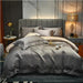 Luxurious Black and Gold Jacquard Egyptian Cotton Duvet Cover Set - 4/6 Piece Collection for Cal King and Queen Sizes with Sheets & Pillowcases