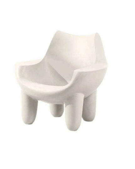 Cream Leather Nordic Embrace Chair: A Touch of Luxury for Modern Living