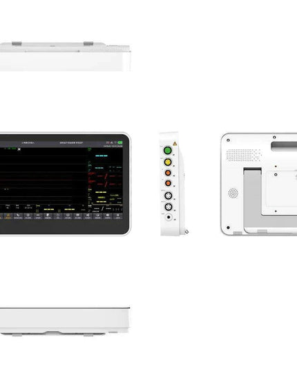 CONTEC CMS8500 14-Inch Touchscreen Vital Signs Monitor - Advanced 6 Parameter Monitoring with Optional ETCO2
