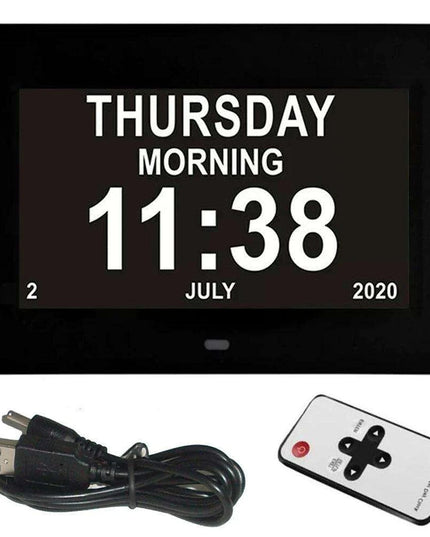 Multilingual Digital Alarm Clock with 12 Reminder Functions – Perfect for Work, Planning, and Senior Support