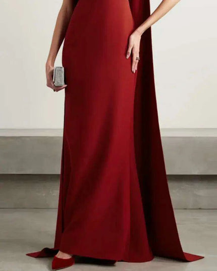 Customizable Luxury Diamond-Embellished Evening Gown for Women