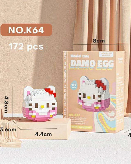 Sanrio Character Building Block Set - Whimsical Decor and Creative Play for Girls