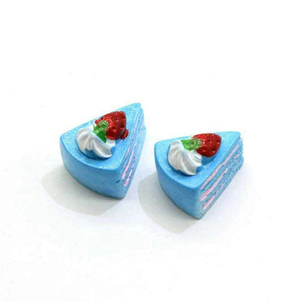 10-Piece Realistic Faux Fruit Cake Set for Photography and Display - Perfect for Cake Enthusiasts