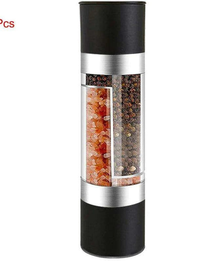 Precision Adjustable Salt and Pepper Mill Set - Dual Ceramic Grinder Combo