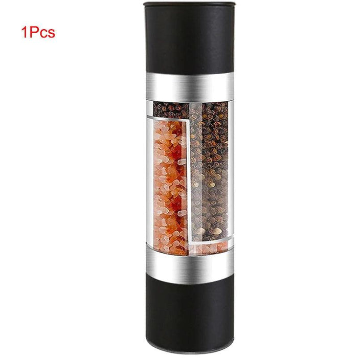 Precision Adjustable Salt and Pepper Mill Set - Dual Ceramic Grinder Combo