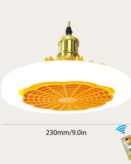 Intelligent Customizable Ceiling Fan with Ambiance Lighting for Modern Spaces